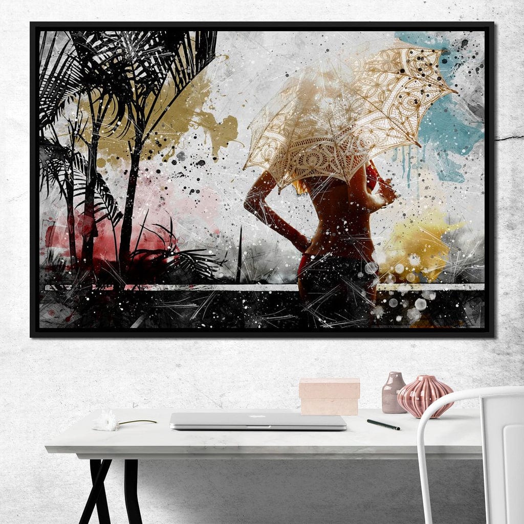 Tropical Summer Canvas Wall Art