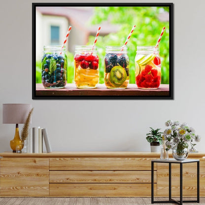 Detox Water Canvas Wall Art