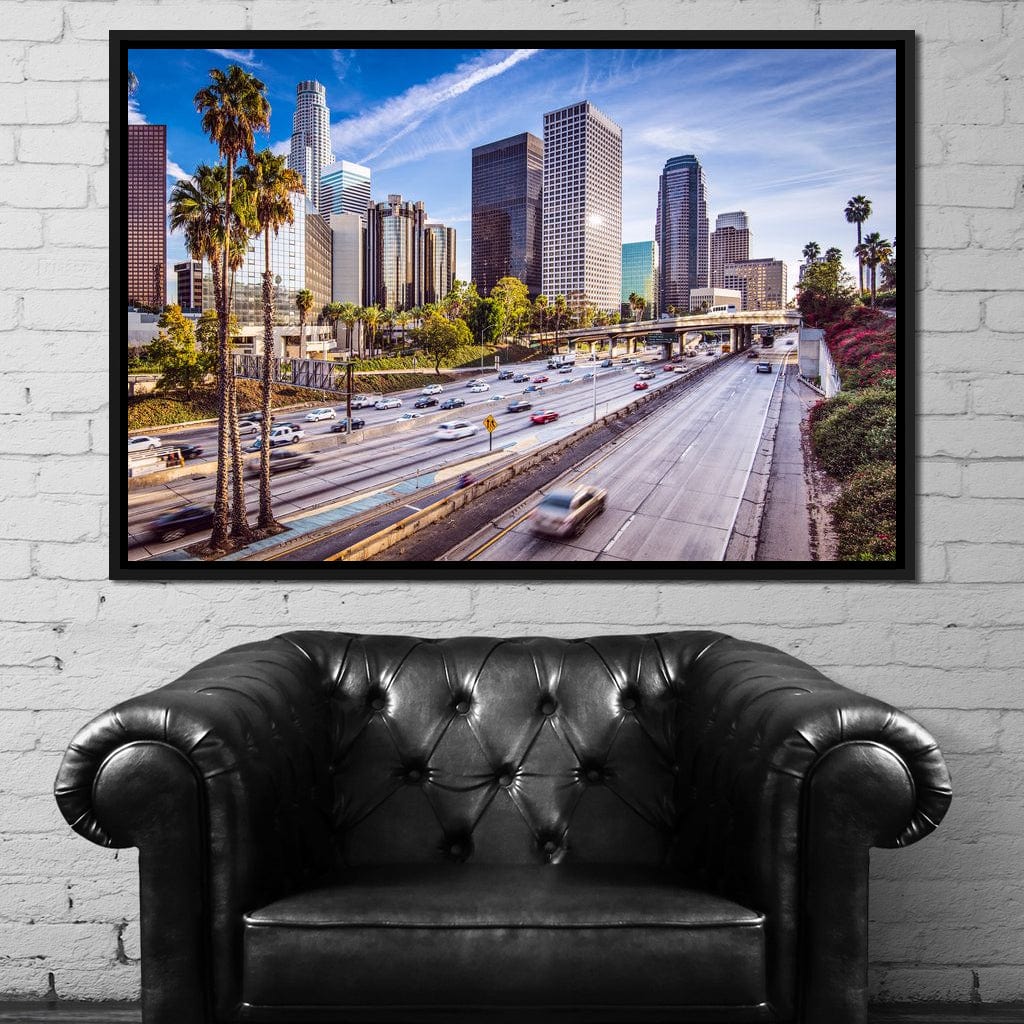 Los Angeles Skyline Canvas Wall Art