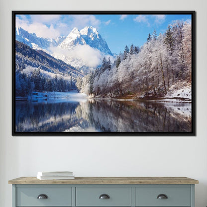 Winter in the Rockies Canvas Wall Art