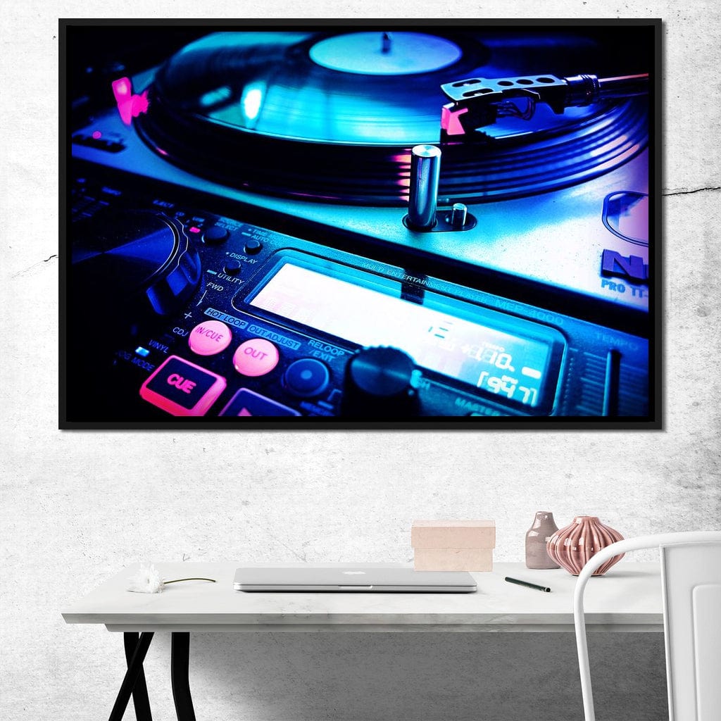 Long Live Vinyl Canvas Wall Art