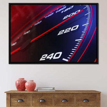 Speedometer Canvas Wall Art