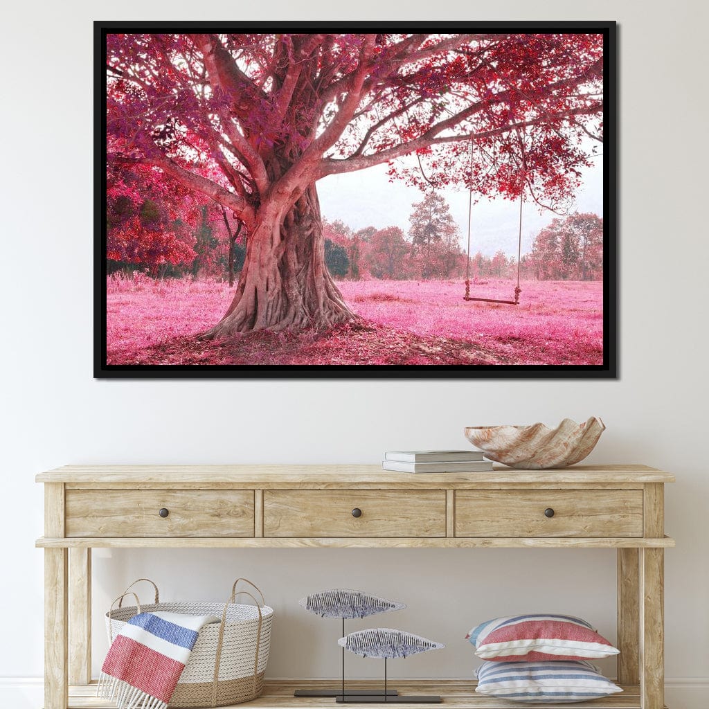 Romantic Cherry Blossom Canvas Wall Art