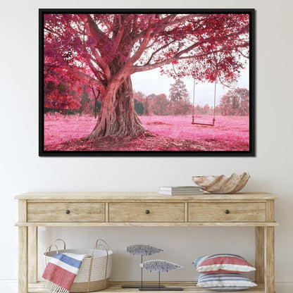 Romantic Cherry Blossom Canvas Wall Art