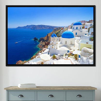 Santorini Canvas Wall Art