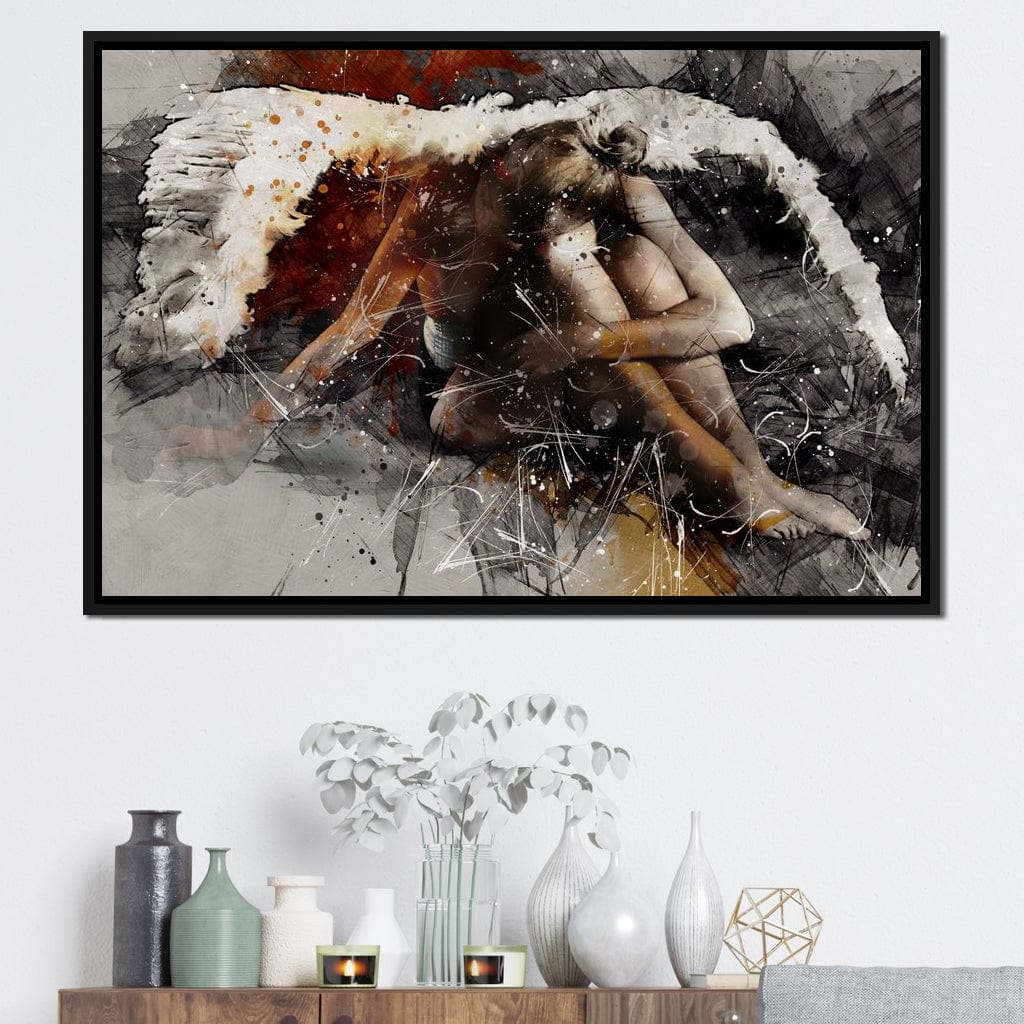 Broken Angel Canvas Wall Art