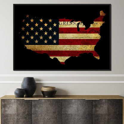 Declaration of Independence Canvas Wall Art