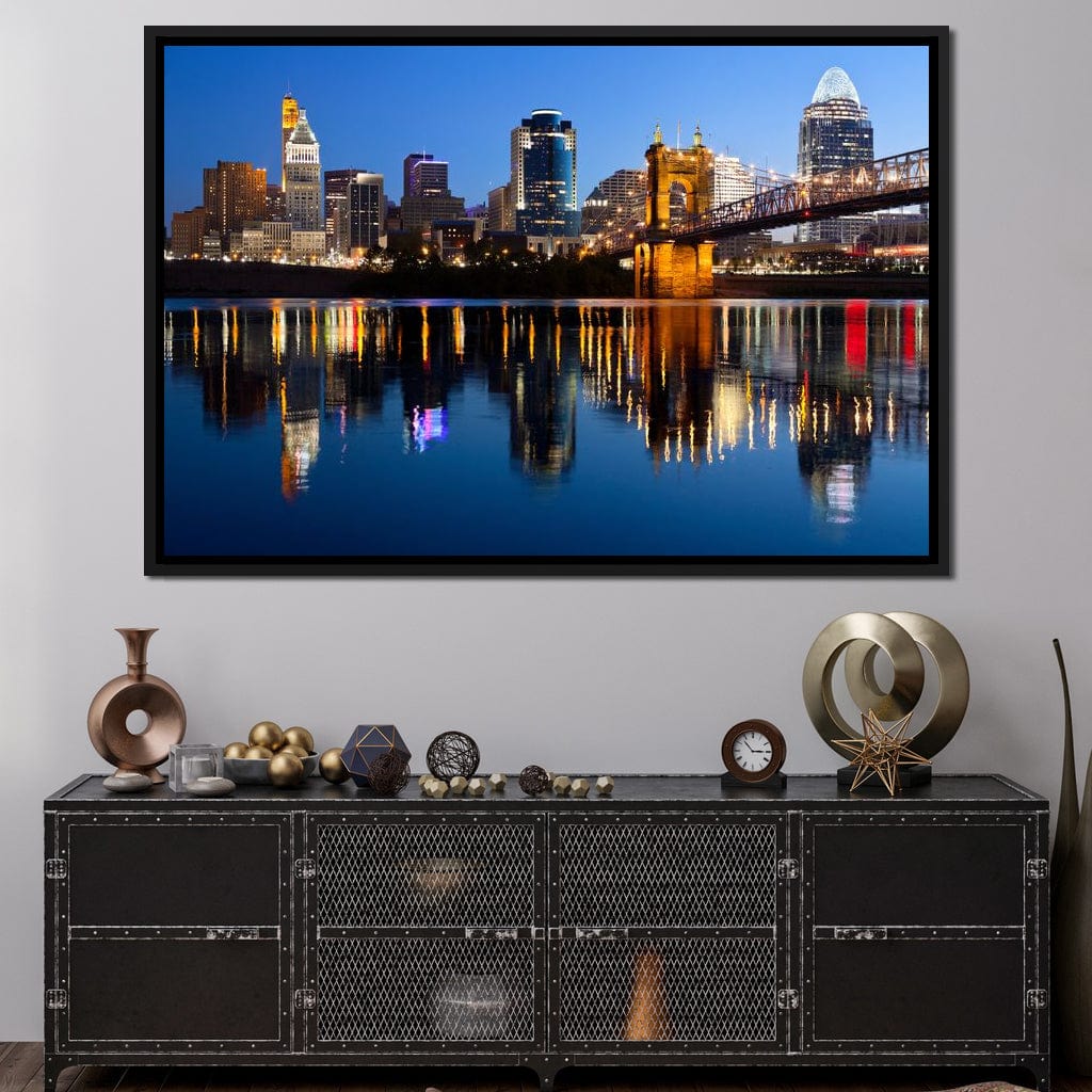 Cincinnati Skyline Canvas Wall Art