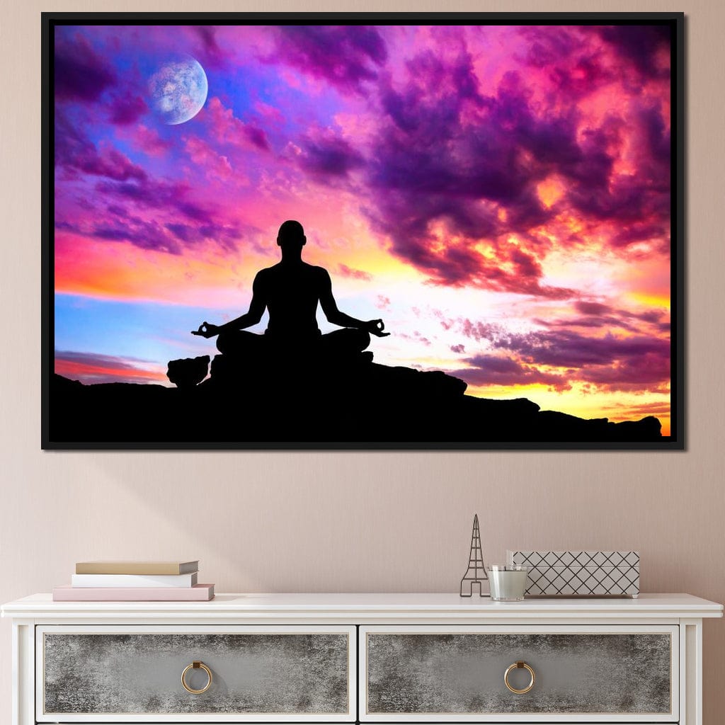 Master of Yoga Canvas Wall Art