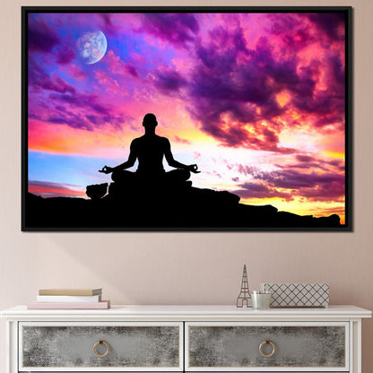 Master of Yoga Canvas Wall Art