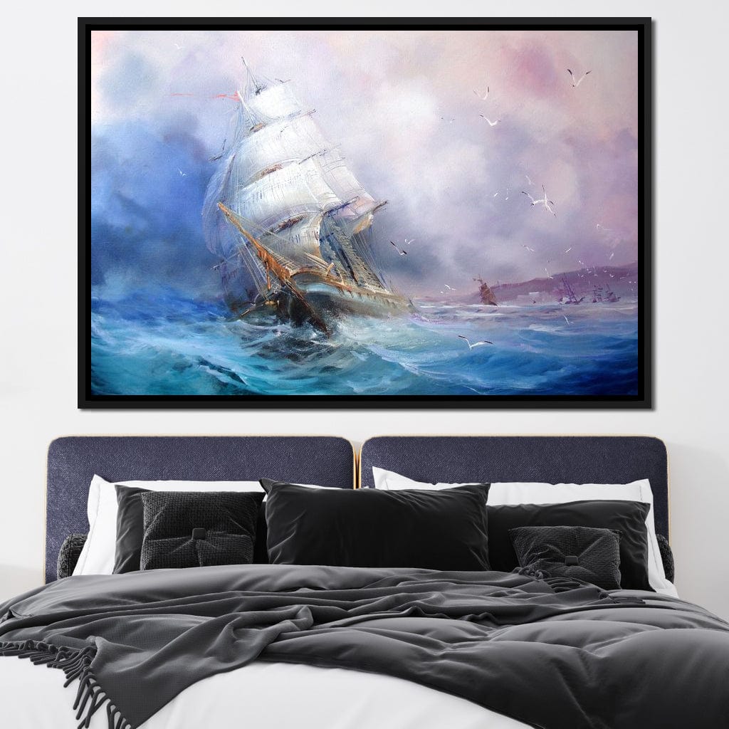 Trading Ship Canvas Wall Art