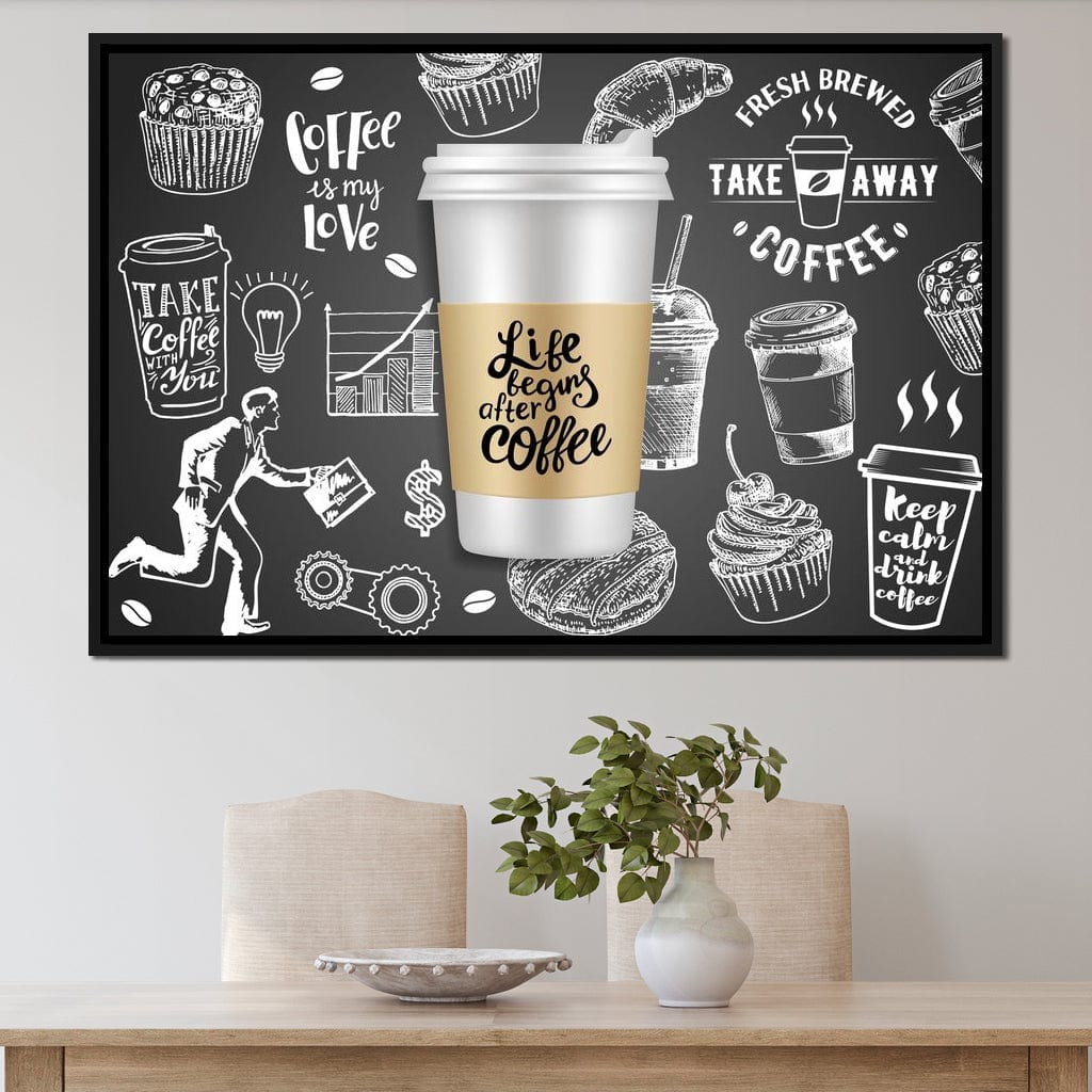 Essential Coffee Canvas Wall Art