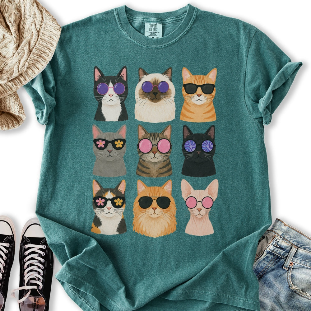 Cool Cats in Color Relaxed Tee