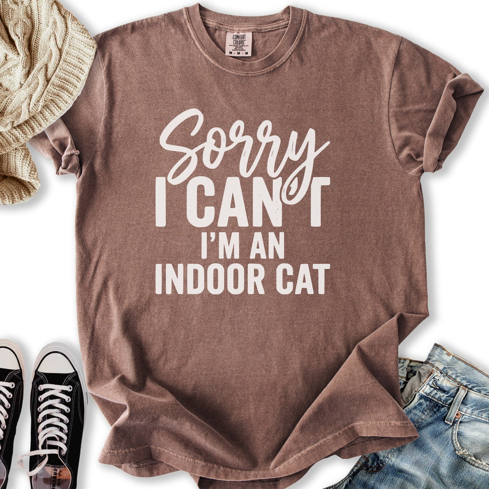 Sorry I'm An Indoor Cat Relaxed Tee