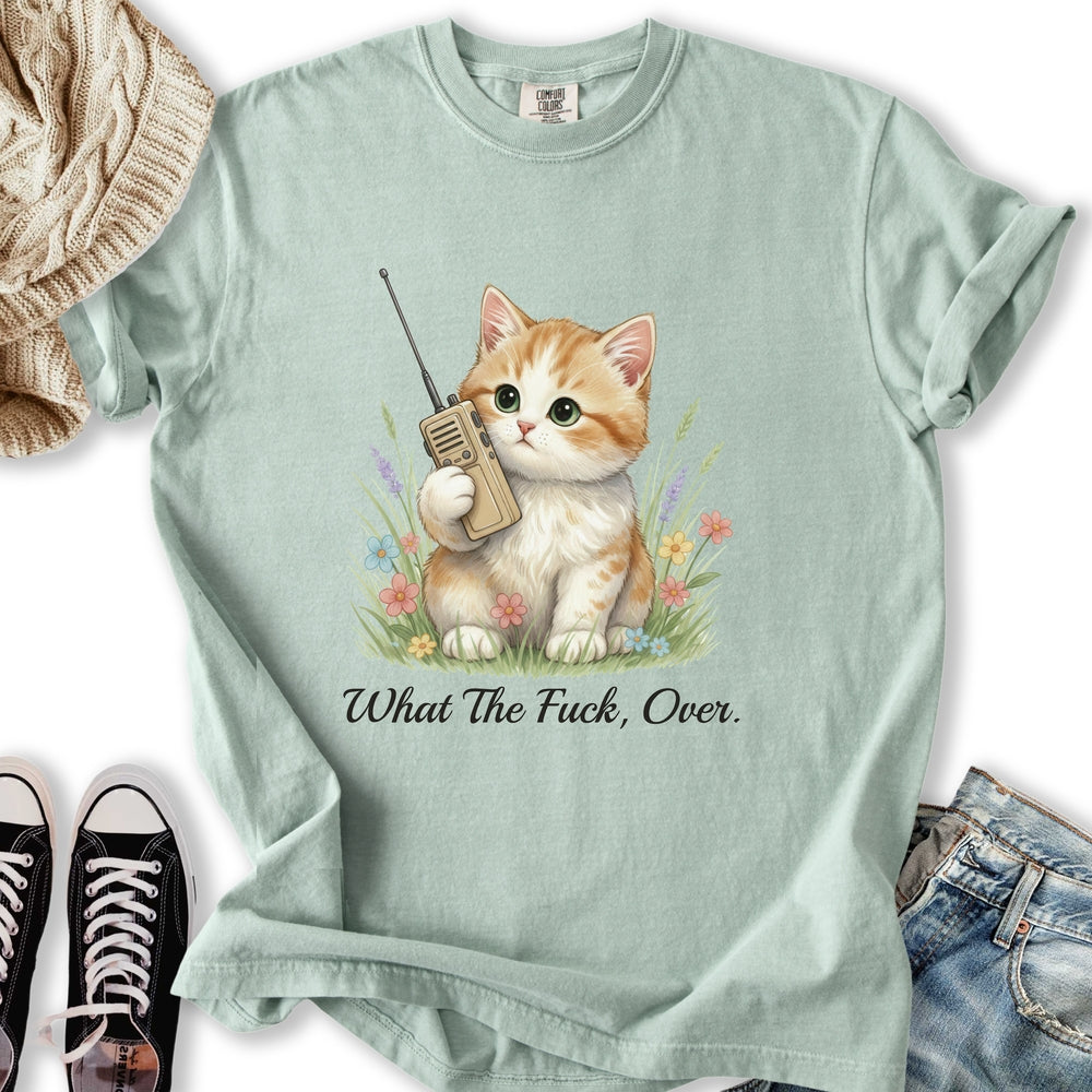 WTF Over Cute Cat Relaxed Tee