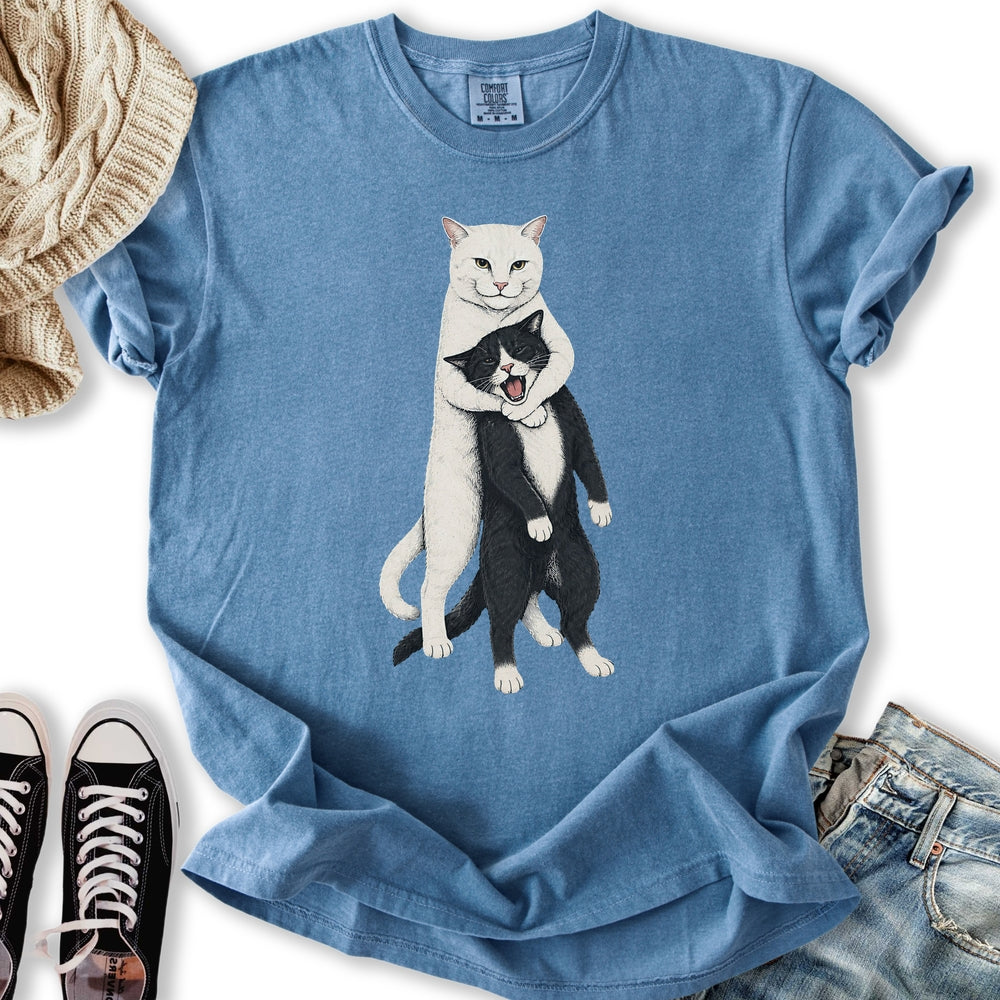 White Cat Headlock Relaxed Tee