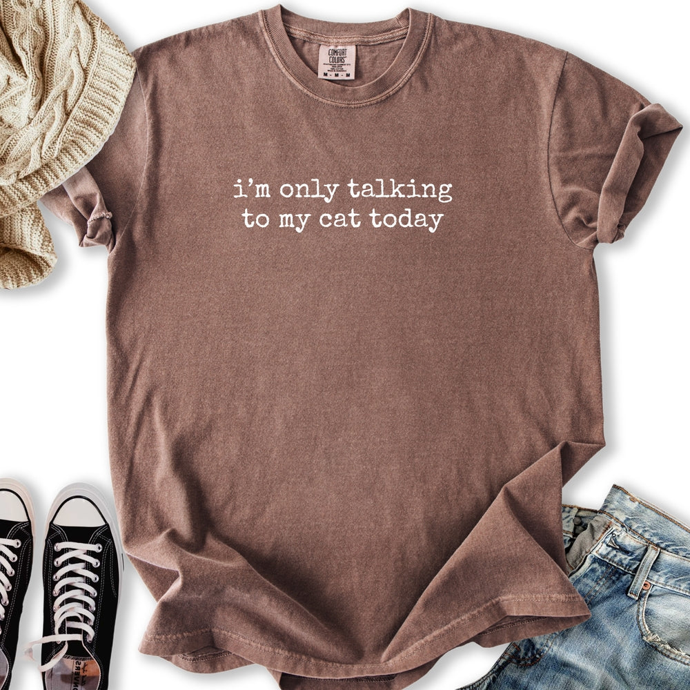 Talking To My Cat Relaxed Tee
