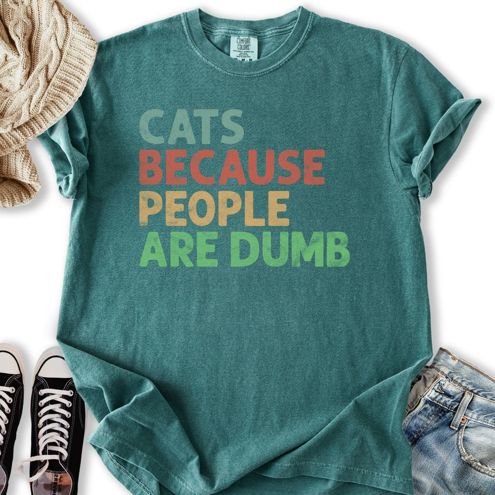 Cats Because People Relaxed Tee