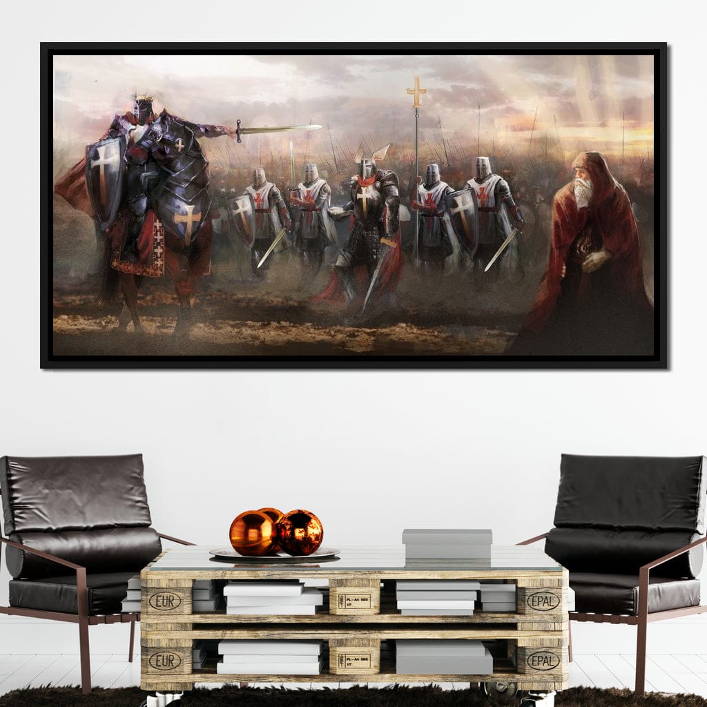 Knights Templar Canvas Wall Art
