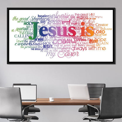 Jesus Is Canvas Wall Art