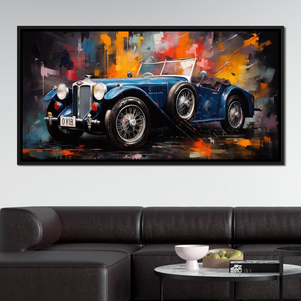 Classic Roadster Canvas Wall Art