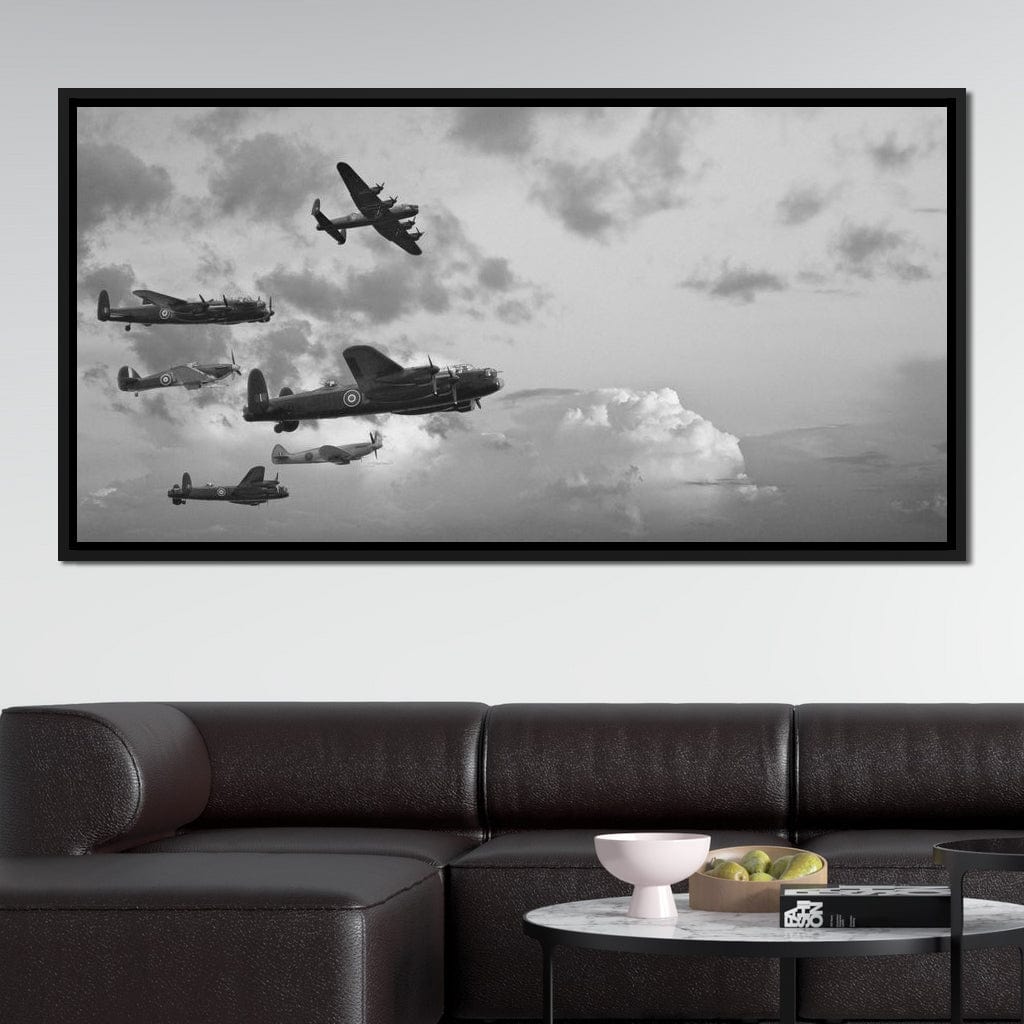 World War 2 Airplanes Canvas Wall Art