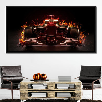 The Fastest Car Canvas Wall Art