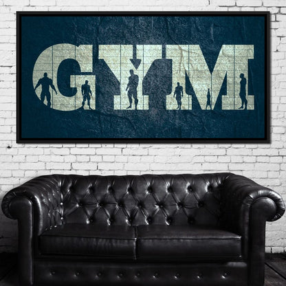 Gym Canvas Wall Art