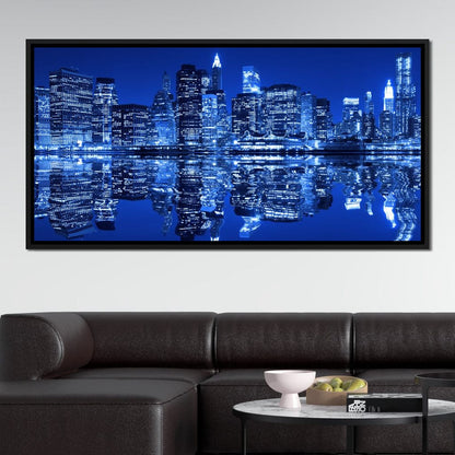 New York City Reflection Canvas Wall Art
