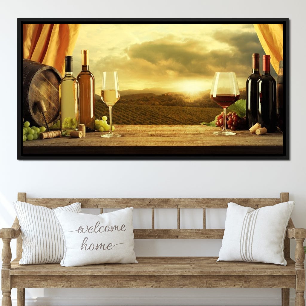 Vineyard View Canvas Wall Art