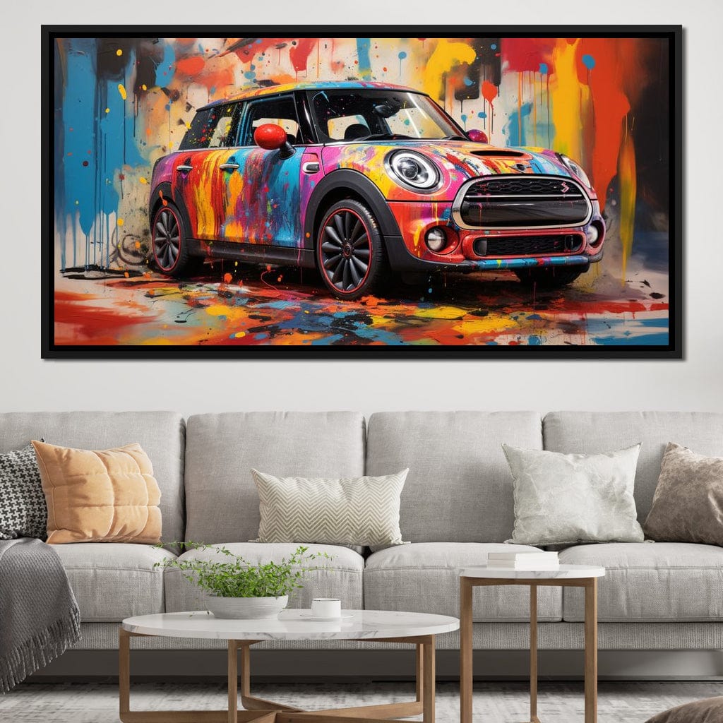Mini Coop Canvas Wall Art