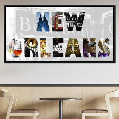 New Orleans Display Canvas Wall Art