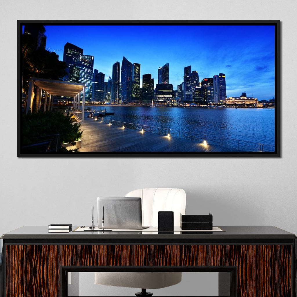 Singapore Skyline Canvas Wall Art