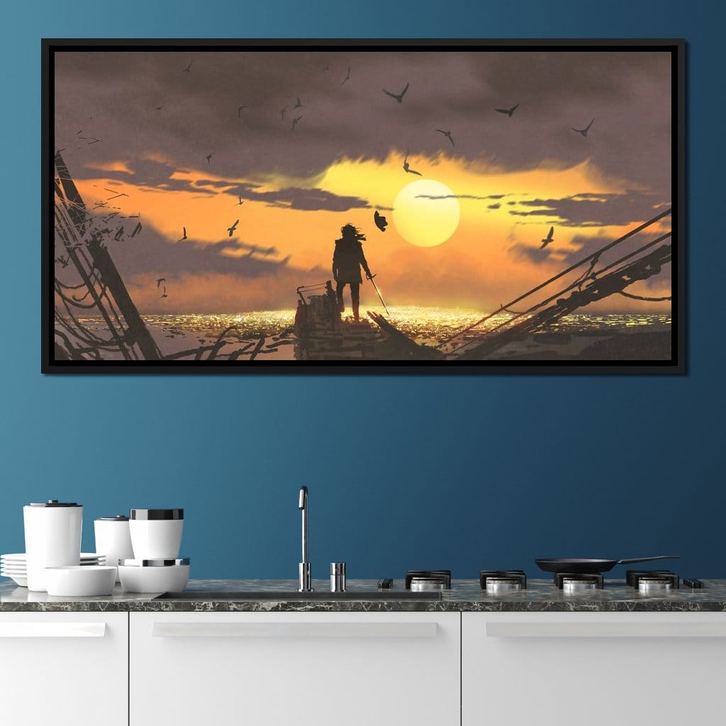 Ruins of Agony Canvas Wall Art