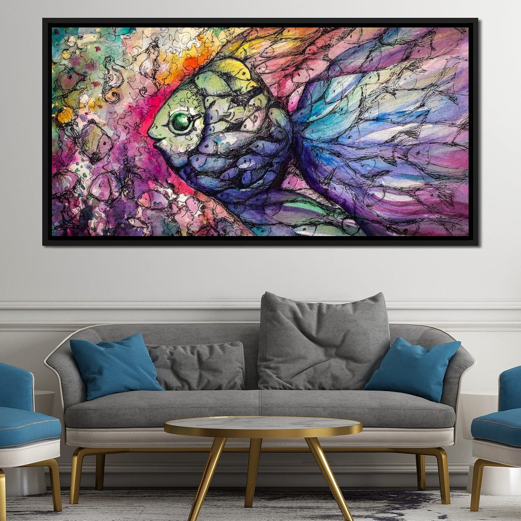 Fishes Canvas Wall Art