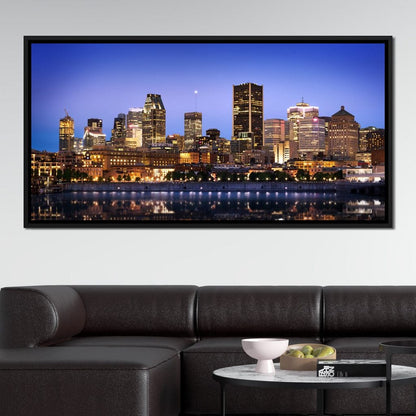 Montreal Skyline Canvas Wall Art