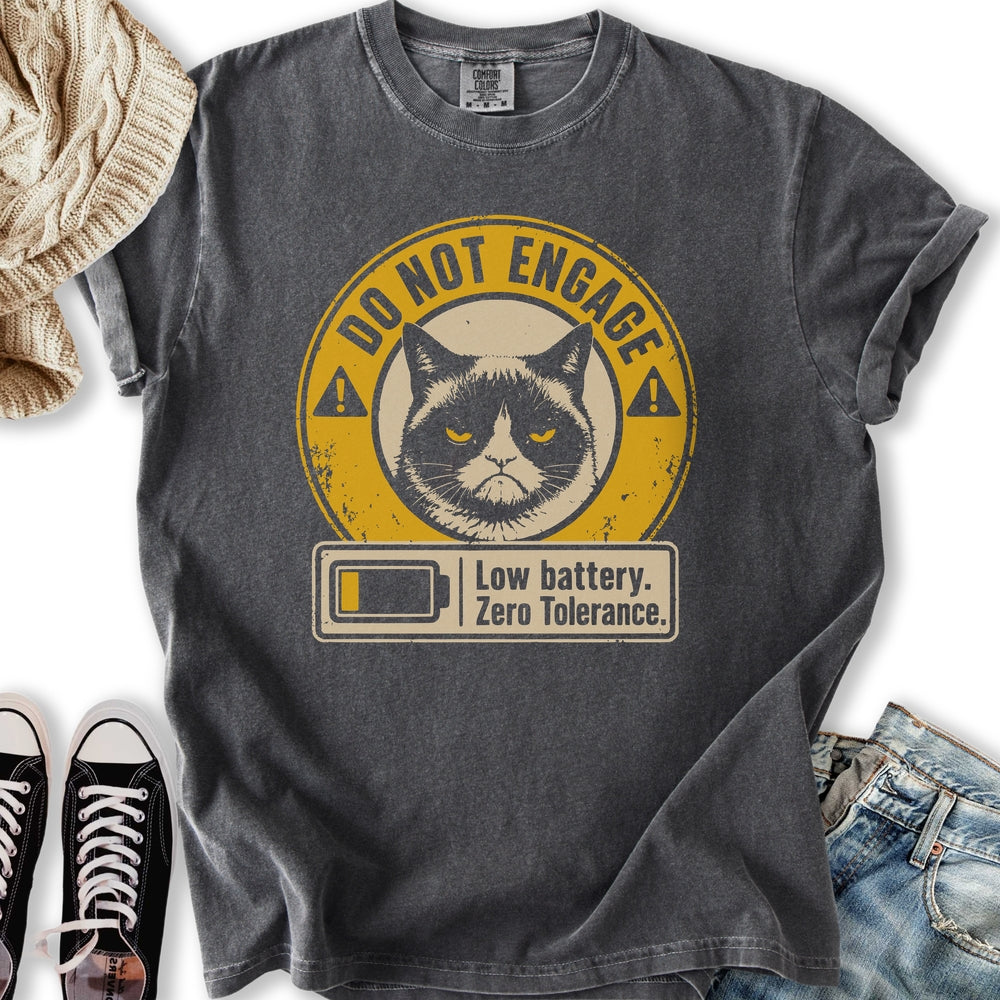 Do Not Engage Cat Relaxed Tee