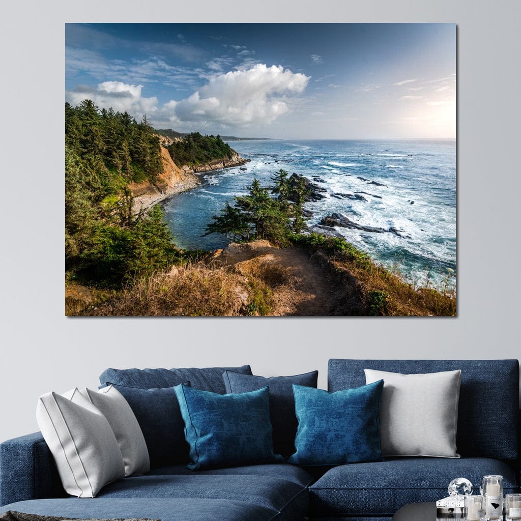 Blue Coast Canvas Wall Art