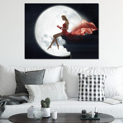 Moon Dreamer Canvas Wall Art