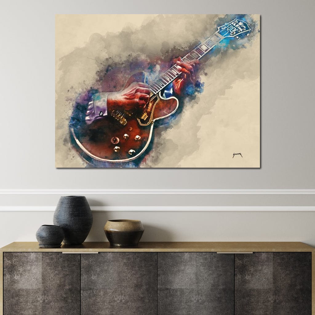 BB King's Guitar Canvas Wall Art