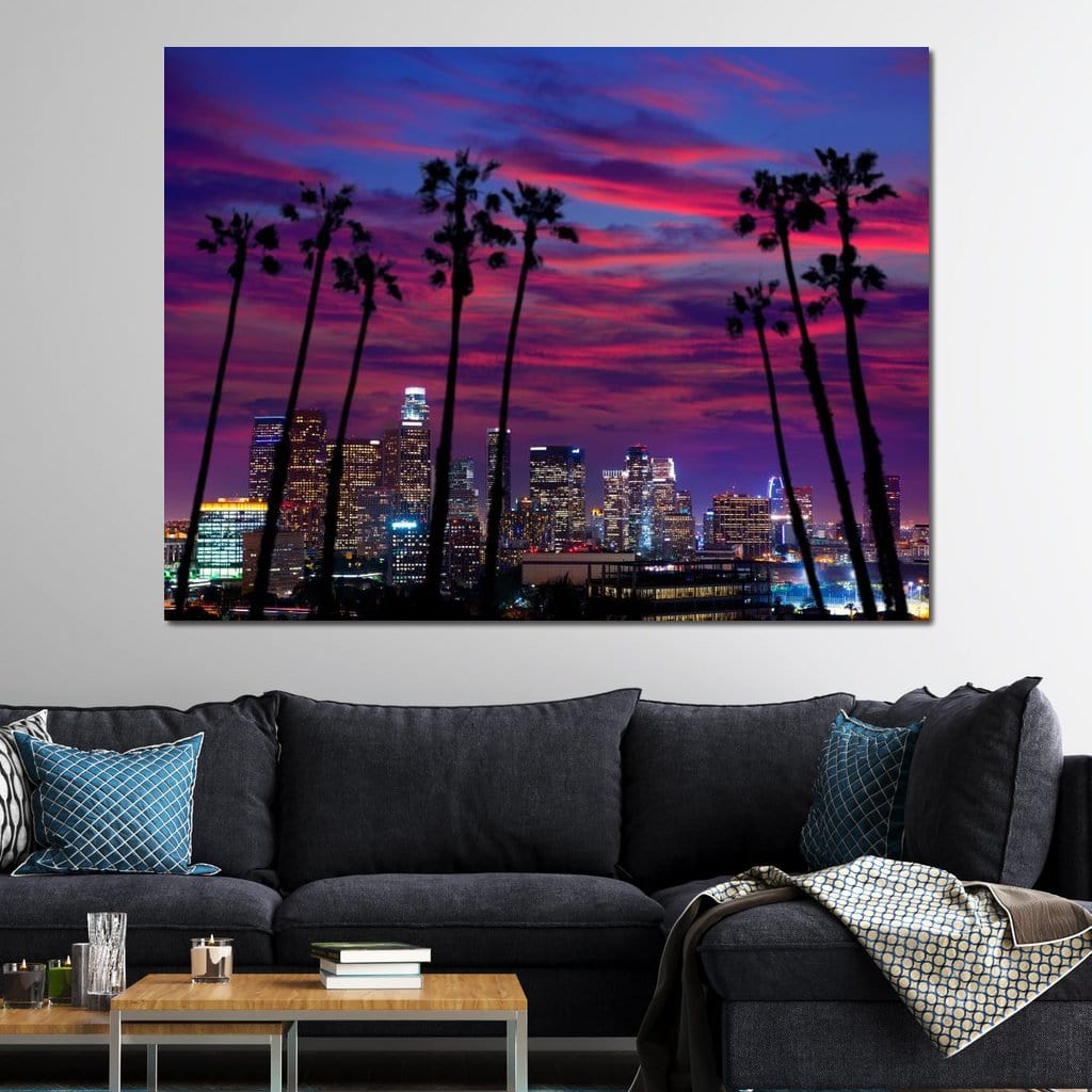 Downtown LA Canvas Wall Art