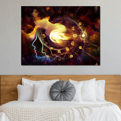 Astrology Profile Canvas Wall Art