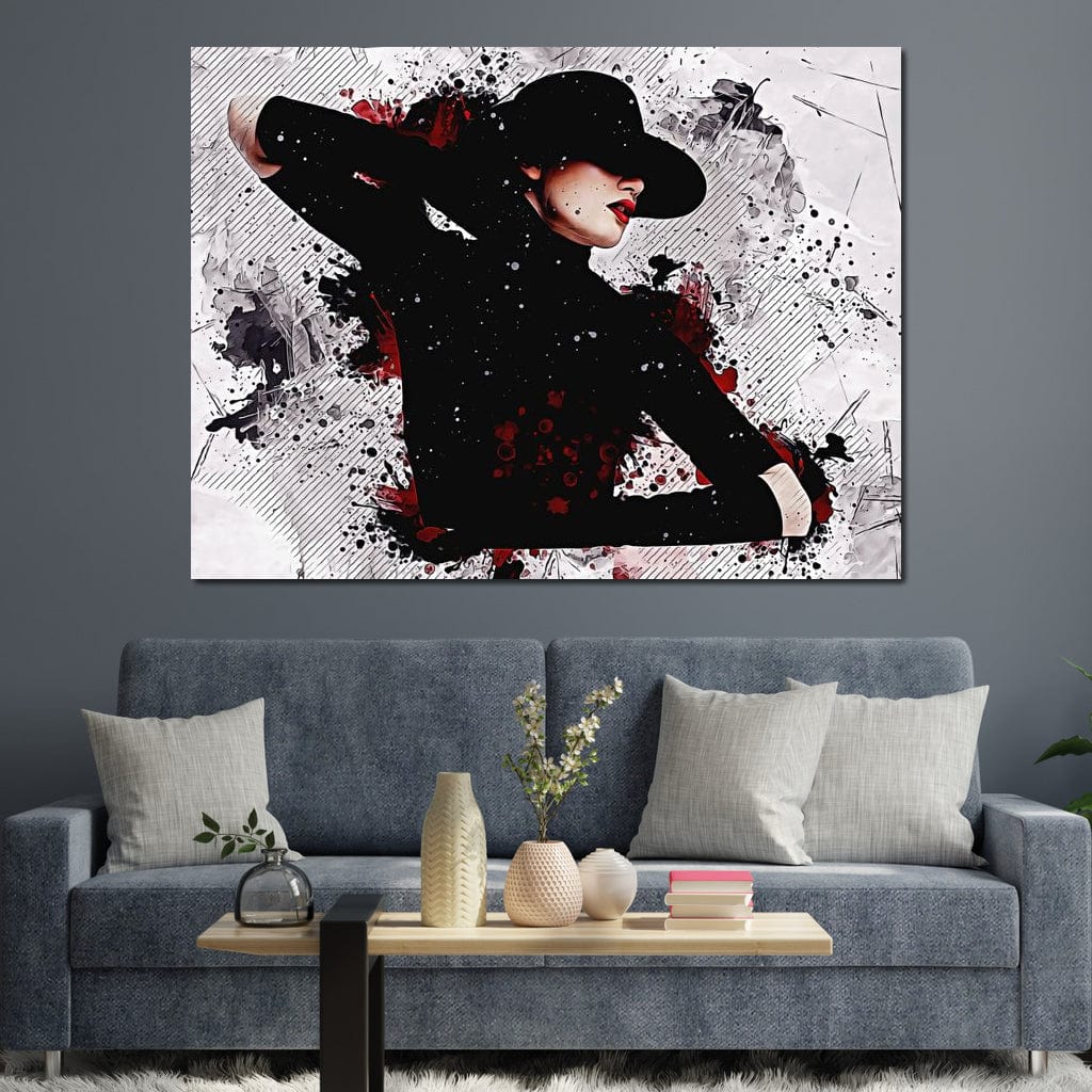 Feminine Elegance Canvas Wall Art