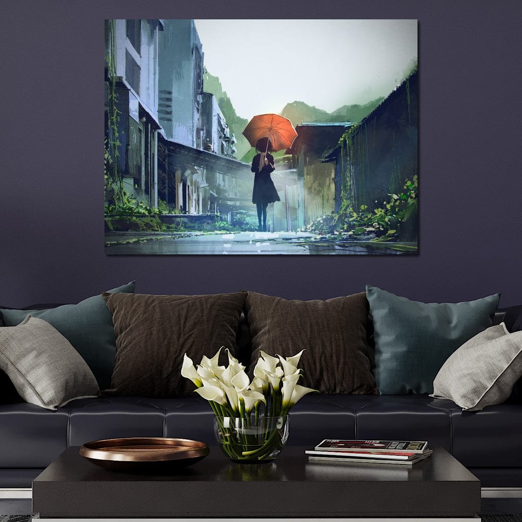 Abandoned Streets Canvas Wall Art