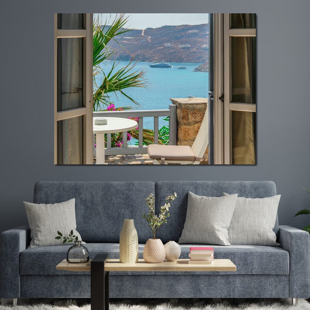 My Mykonos Canvas Wall Art