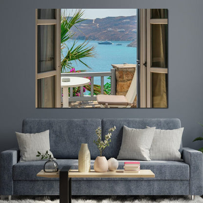 My Mykonos Canvas Wall Art