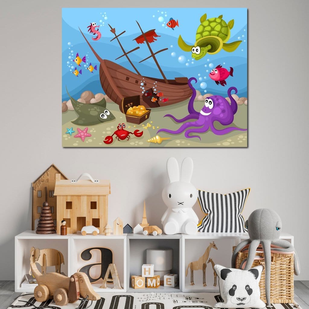 Sunken Treasure Canvas Wall Art