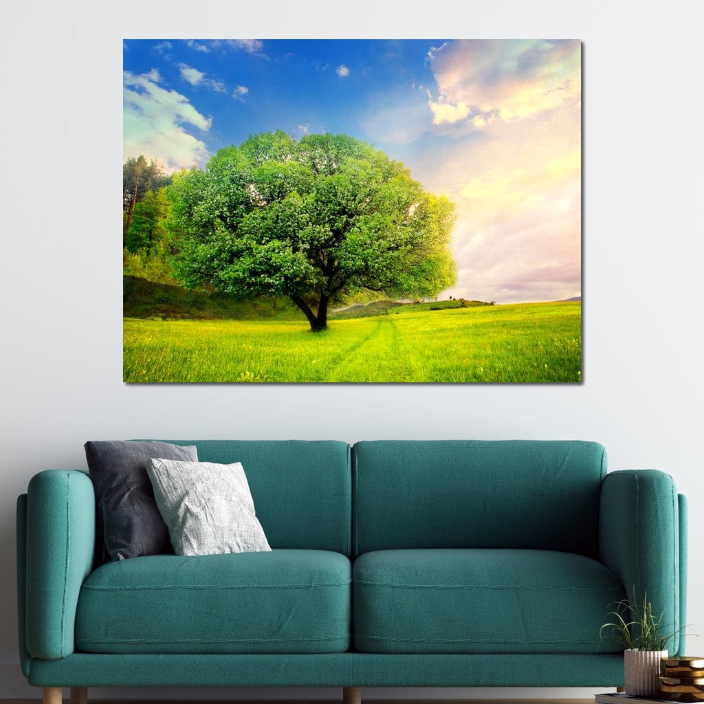 Spring Prairie Canvas Wall Art