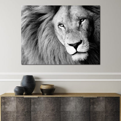 Lion Portrait Canvas Wall Art