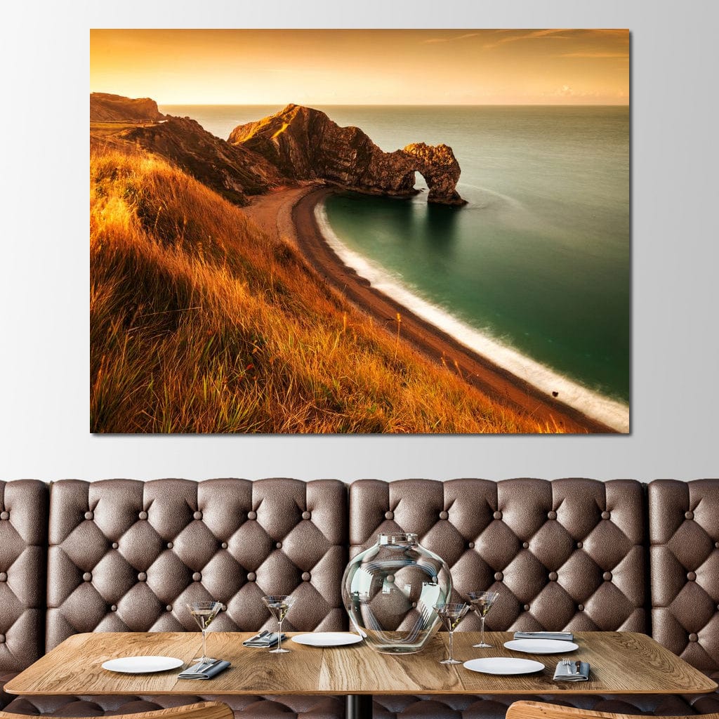 Sunset Beach Canvas Wall Art
